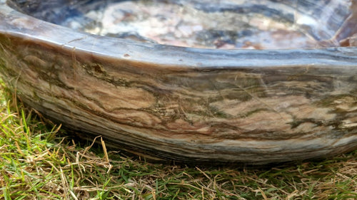 (+12 WEEKS!) Polished XL Rare Ocean Jasper Basin x 1 From Boeny, Madagascar