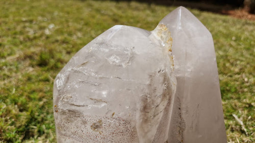 (+12 WEEKS!) Polished XL Twin Smokey Quartz Crystal with Inclusions x 1 From Madagascar