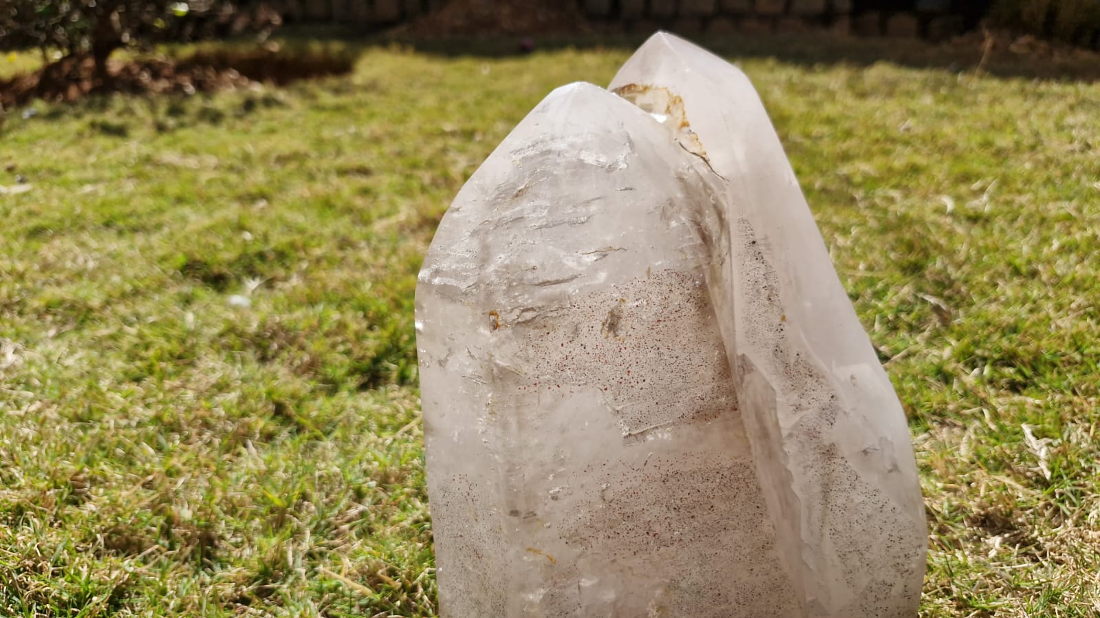 (+12 WEEKS!) Polished XL Twin Smokey Quartz Crystal with Inclusions x 1 From Madagascar