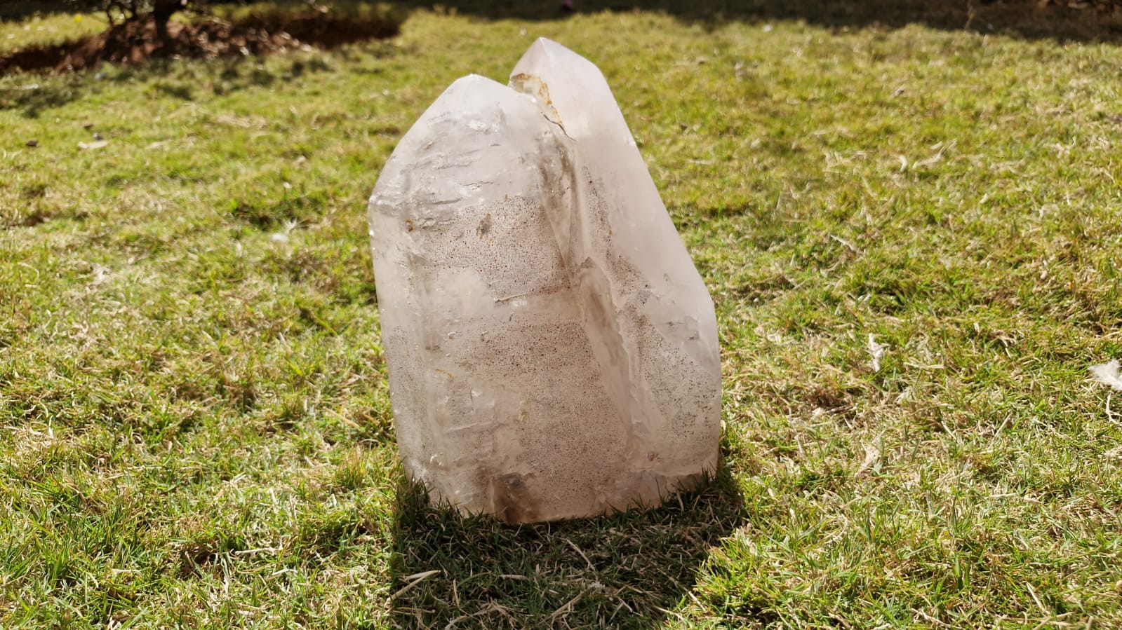 (+12 WEEKS!) Polished XL Twin Smokey Quartz Crystal with Inclusions x 1 From Madagascar
