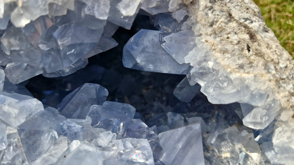 (+12 WEEKS!) Natural XL Celestite Geode Specimen x 1 From Sakoane, Madagascar