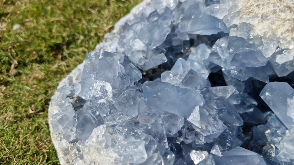(+12 WEEKS!) Natural XL Celestite Geode Specimen x 1 From Sakoane, Madagascar