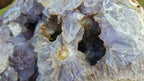 (+12 WEEKS!) Polished and Natural XXL Agate with Amethyst Crystal Centred Geode x 1 From Maintirano, Madagascar