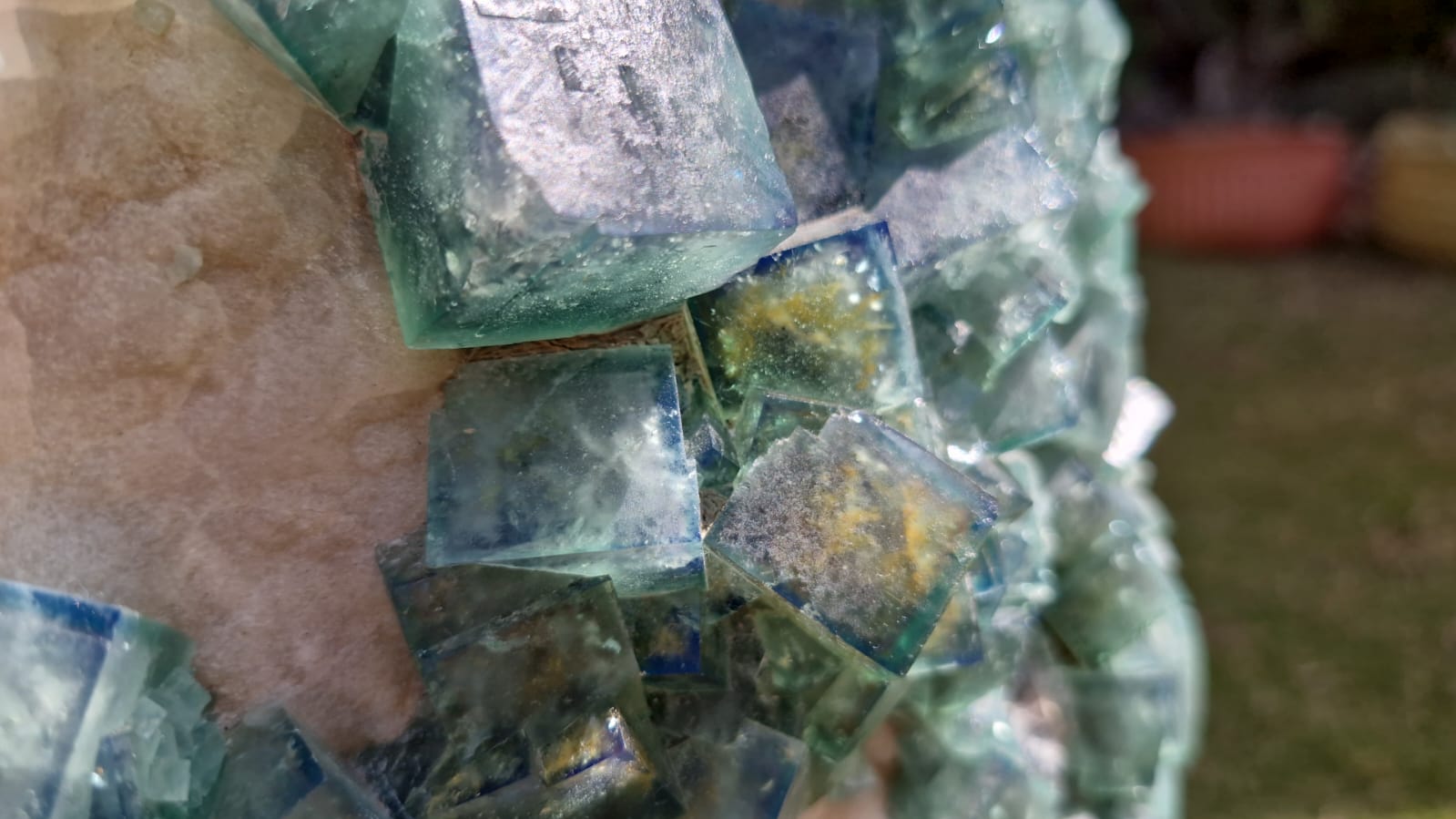 (+12 WEEKS!) Natural XXL Green Cubic Fluorite Specimen x 1 Mandrosonoro, Madagascar