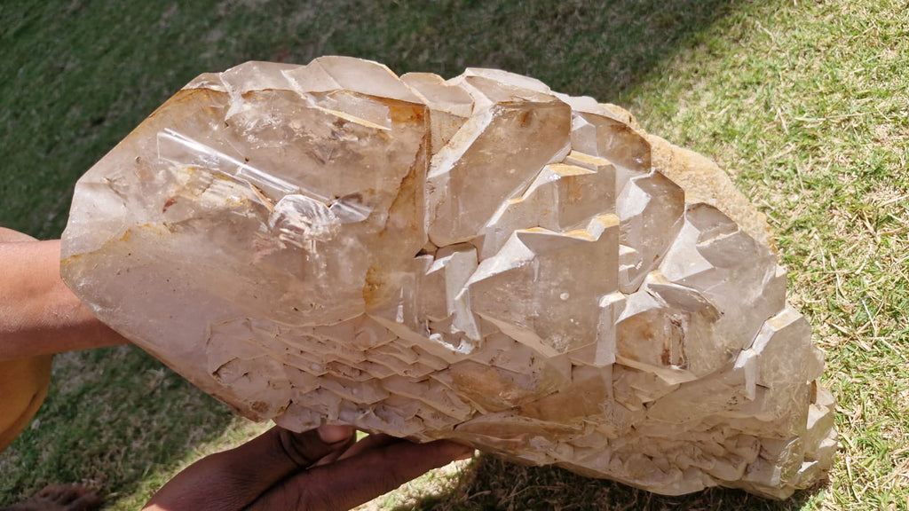 (+12 WEEKS!) Natural XL Rare Cascading Cathedral Smokey Quartz Crystal Cluster x 1 From Ambatondrazaka, Madagascar