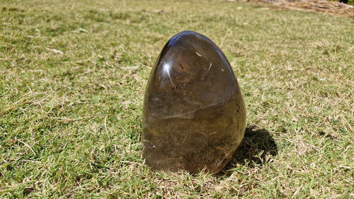 (+12 WEEKS!) Polished Large Smokey Rainbow Standing Display Free Form x 1 From Madagascar