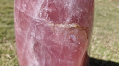(+12 WEEKS!) Polished XXL Gemmy Pink Rose Quartz Standing Display Free Form x 1 From Ambatondrazaka, Madagascar