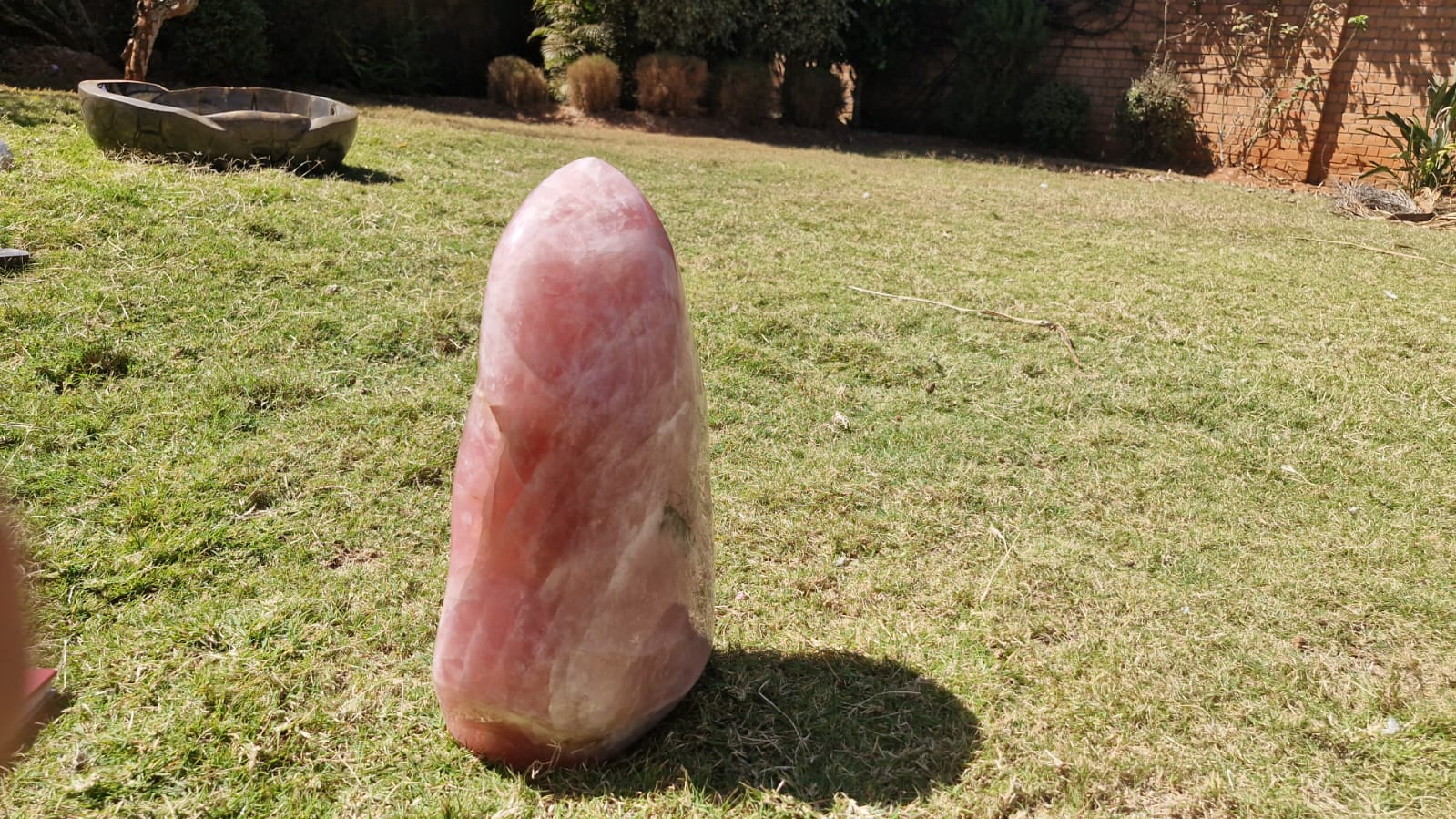 (+12 WEEKS!) Polished XXL Gemmy Pink Rose Quartz Standing Display Free Form x 1 From Ambatondrazaka, Madagascar