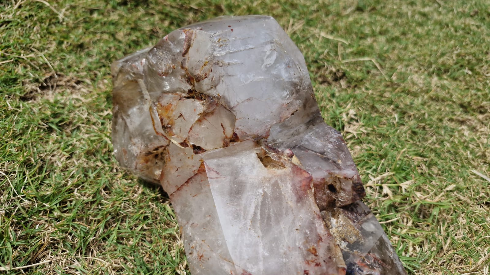 (+12 WEEKS!) Polished Large Cascading Smokey Sceptre Quartz Crystal x 1 From Madagascar