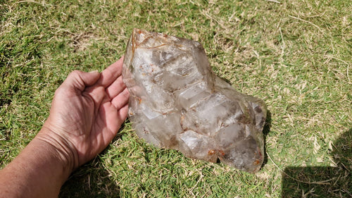 (+12 WEEKS!) Polished Large Cascading Smokey Sceptre Quartz Crystal x 1 From Madagascar