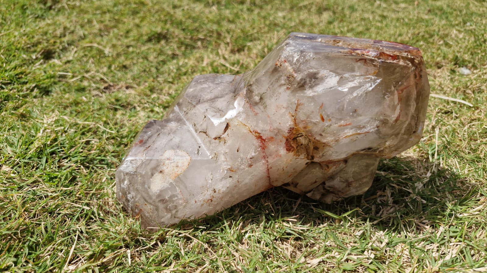 (+12 WEEKS!) Polished Large Cascading Smokey Sceptre Quartz Crystal x 1 From Madagascar