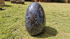 (+12 WEEKS!) Polished XXL Gabro "Merlinite" Gemstone Egg x 1 From Ambatofinandrahana, Madagascar