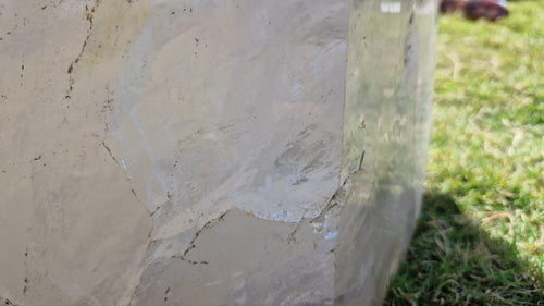 (+12 WEEKS!) Polished XXXL Snow White Quartz Crystal x 1 From Madagascar