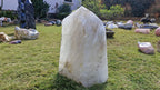 (+12 WEEKS!) Polished XXXL Snow White Quartz Crystal x 1 From Madagascar