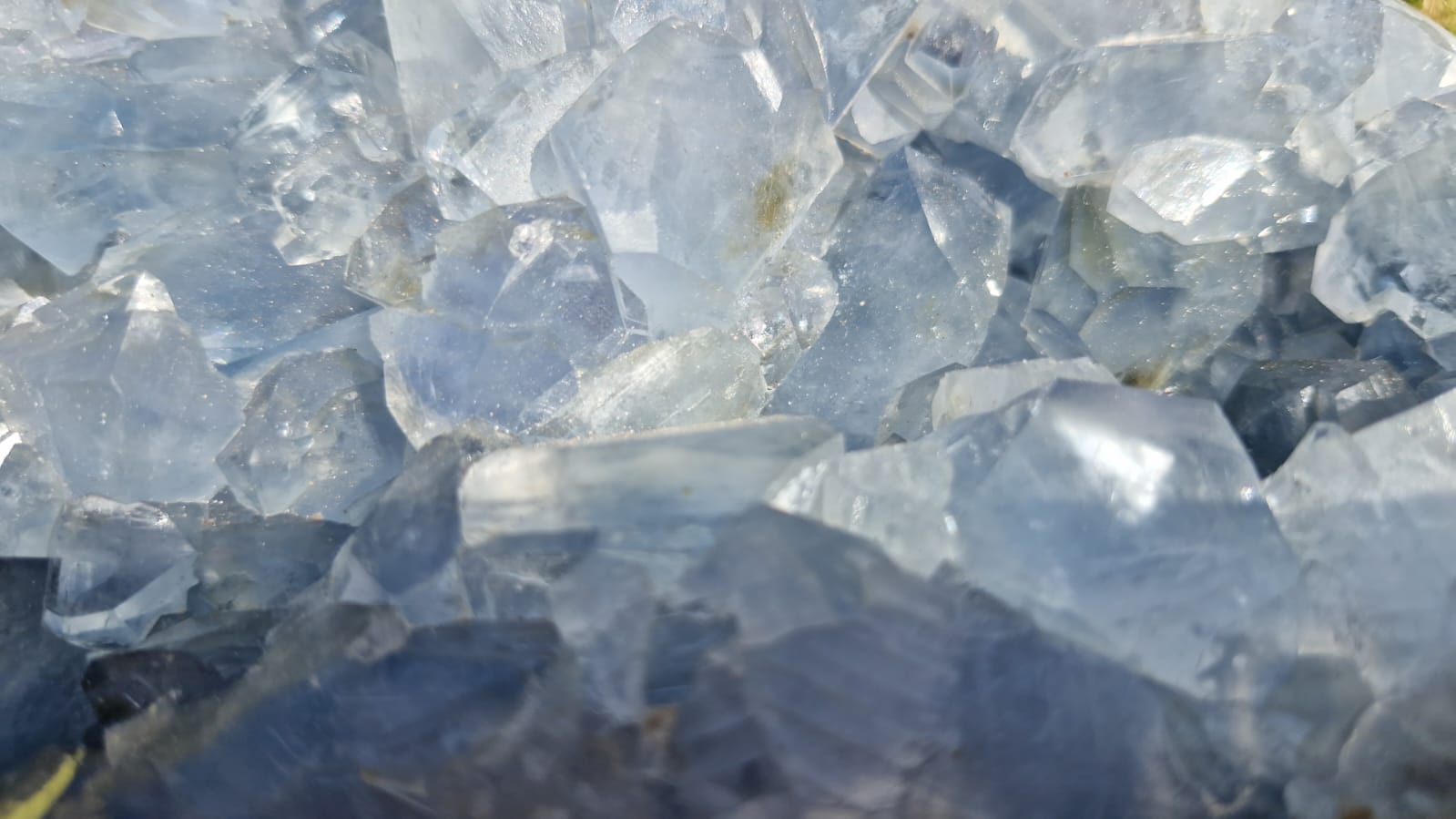 (+12 WEEKS!) Polished and Natural Large Celestite Heart x 1 From Sakoane, Madagascar