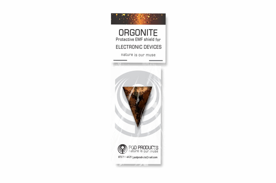 Polished Packaged Hand Crafted Triangle Orgonite Protective EMP Shields - sold per piece - From Bulwer, South Africa - TopRock