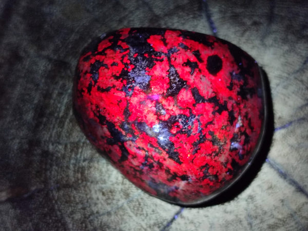 Polished Ruby Corundum In Chrome Verdite Free Forms x 6 From Zimbabwe