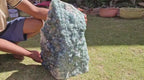 (+12 WEEKS!) Natural XXL Green Cubic Fluorite Specimen x 1 Mandrosonoro, Madagascar