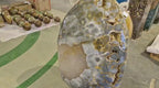 (+12 WEEKS!) Polished and Natural XXXL Agate Crystalline Vug Geode Showpiece x 1 From Maintirano, Madagascar