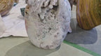 (+12 WEEKS!) XXL Polished and Natural Rare Ocean Jasper Standing Display Piece with Drusy Crystalline Vug x 1 From Boeny, Madagascar