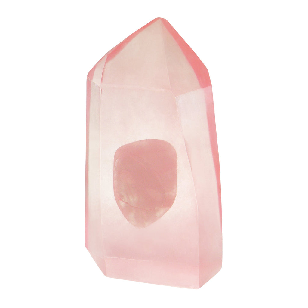 Rose Quartz Glycerine Soap with Rose Essential Oil from South Africa - TopRock