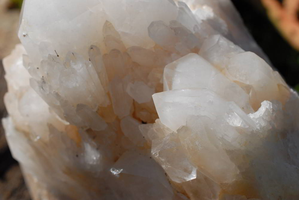 Natural Quartz Cluster With White Phantoms In Tops & Cascading Sides x 1 From Madagascar - TopRock