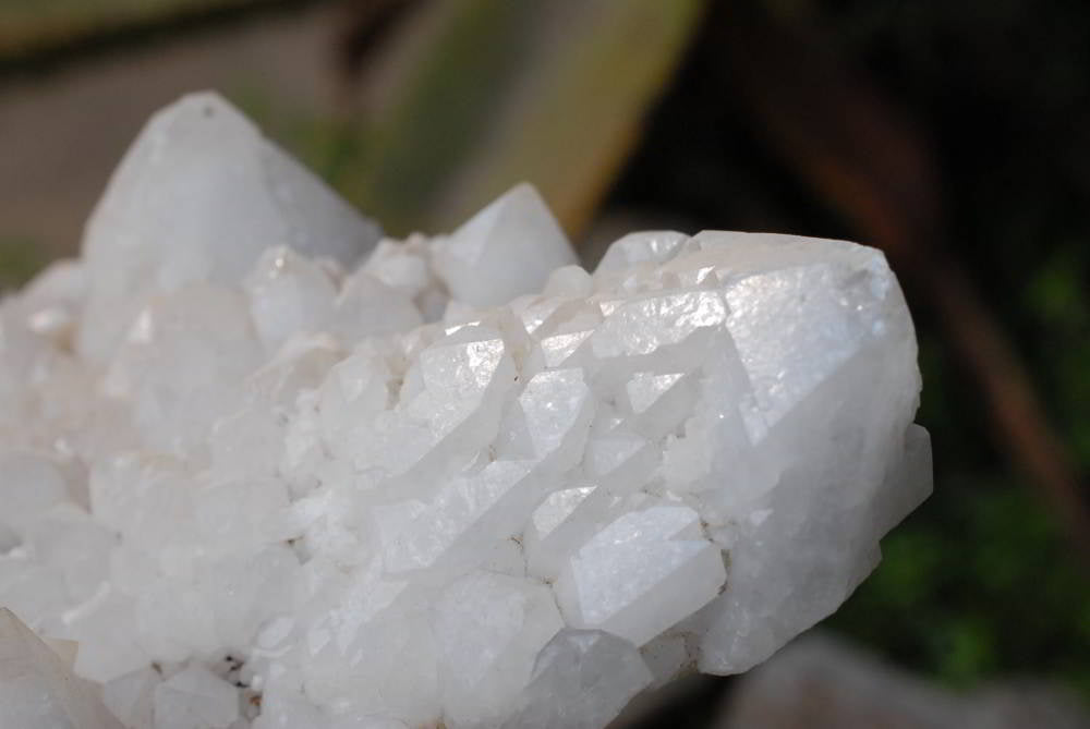 Natural Castle Quartz Clusters x 2 From Madagascar - TopRock