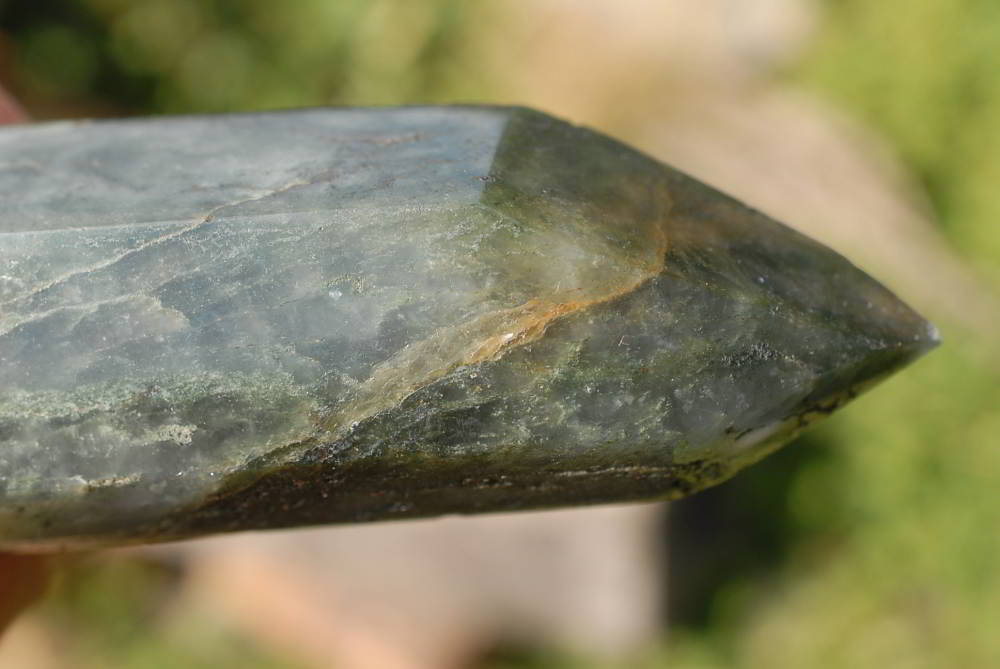 Polished Banded Green Fuchsite Crystal Points x 4 From Madagascar - TopRock