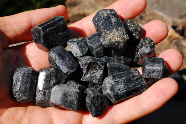 Natural Terminated Black Tourmaline Crystals x Lot x 1 From Zimbabwe - TopRock