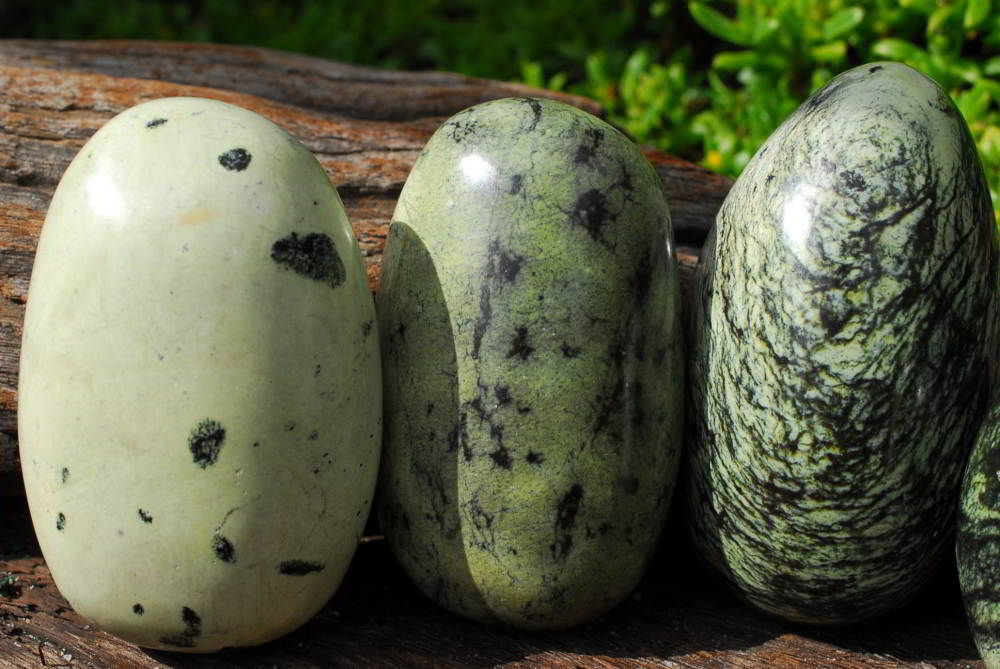 Polished Serpentine / Leopard Stone Free Forms x 8 From Nyanga, Zimbabwe - TopRock