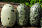 Polished Serpentine / Leopard Stone Free Forms x 8 From Nyanga, Zimbabwe - TopRock