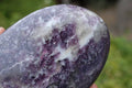 Polished Lepidolite Standing Free Forms x 2 From Madagascar - TopRock