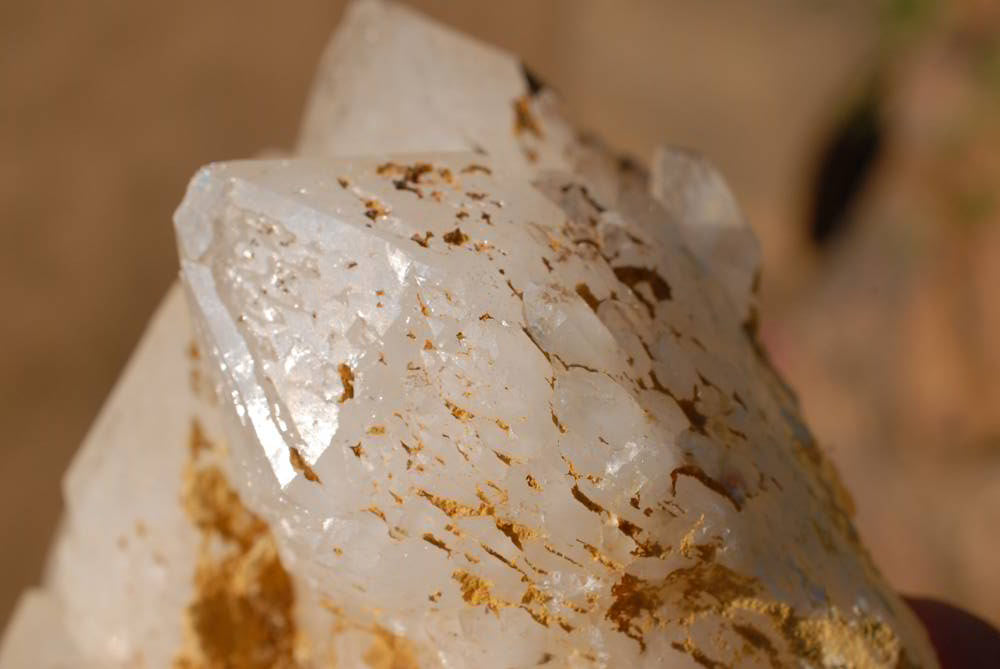 Natural Quartz with Raised Termination & Cascading Windows x 7 From Madagascar - TopRock