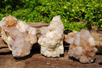 Natural Spirit Quartz Crystal Clusters x 3 From Boekenhouthoek, South Africa - TopRock