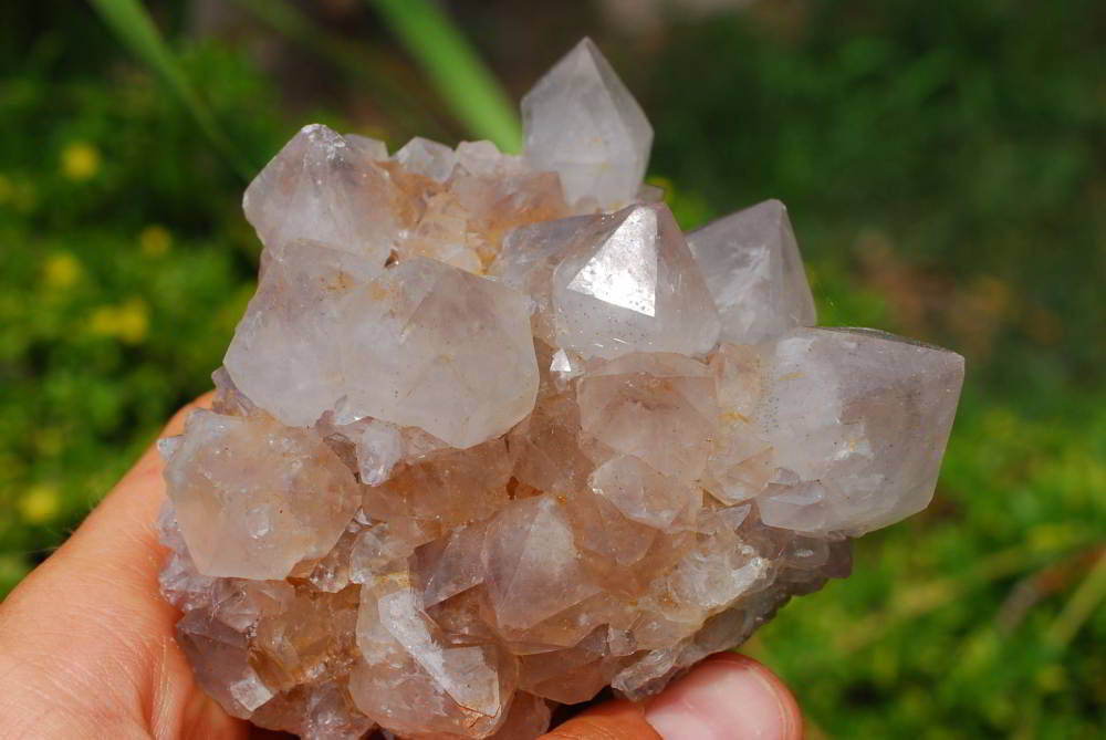 Natural Spirit Quartz Crystal Clusters x 3 From Boekenhouthoek, South Africa - TopRock