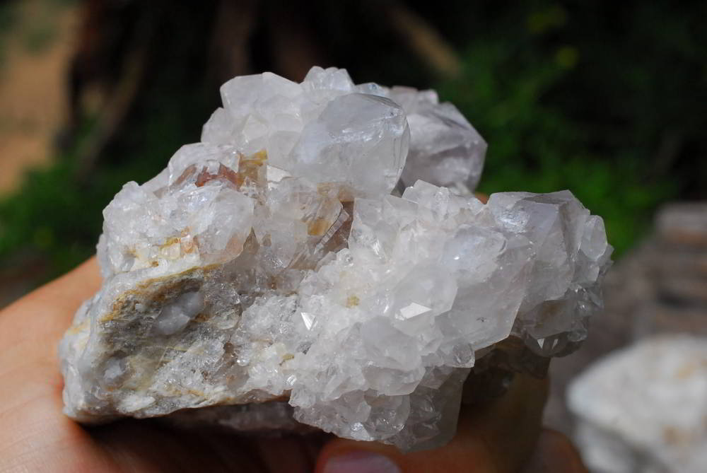 Natural Spirit Quartz Clusters x 4 From South Africa - TopRock
