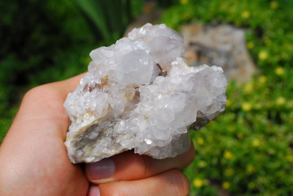 Natural Spirit Quartz Clusters x 4 From South Africa - TopRock