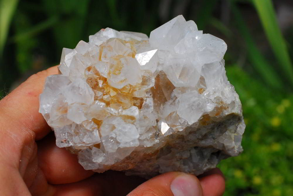 Natural Spirit Quartz Clusters x 4 From South Africa - TopRock
