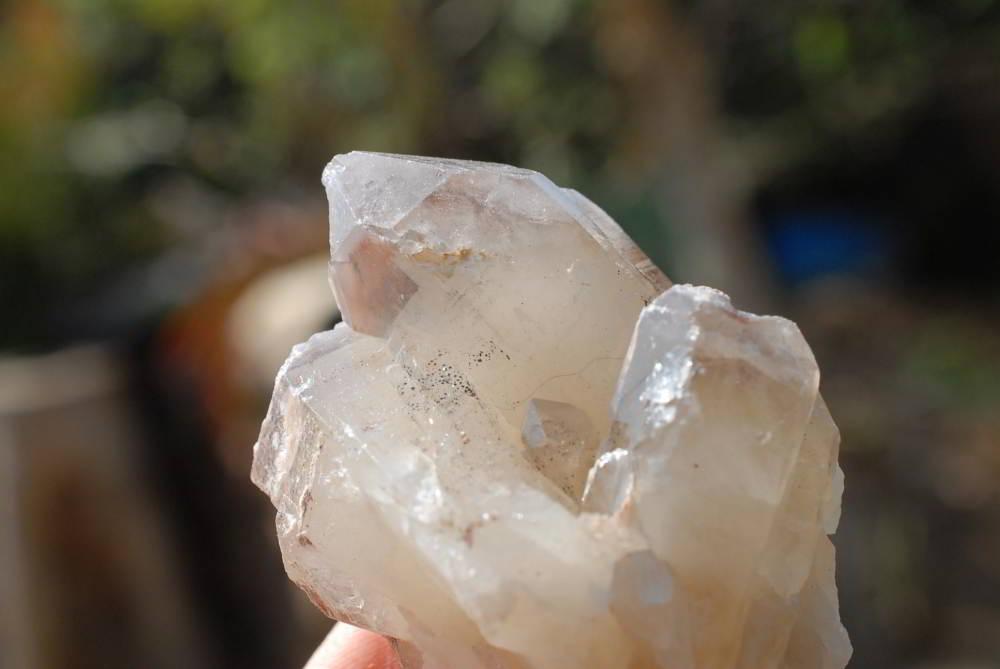 Natural Red Phantom Hematoid Crystals x 12 From Karoi, Zimbabwe - TopRock