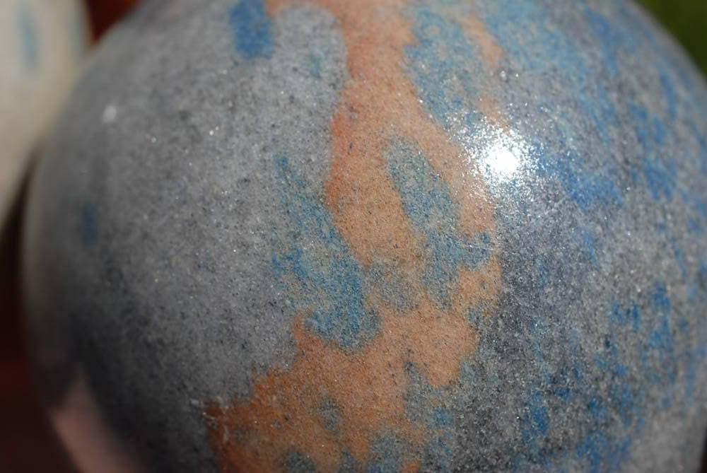 Polished Blue Spotted Spinel Spheres x 2 From Ambatofinadrahana, Madagascar - TopRock