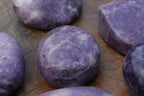 Polished Lepidolite Gallets x 6 From Zimbabwe - TopRock