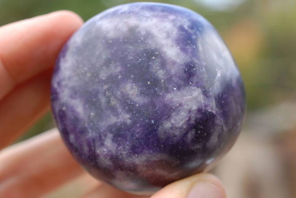 Polished Lepidolite Gallets x 6 From Zimbabwe - TopRock