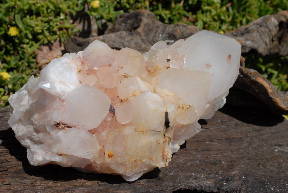 Natural Quartz Crystal Clusters x 2 From Madagascar - TopRock