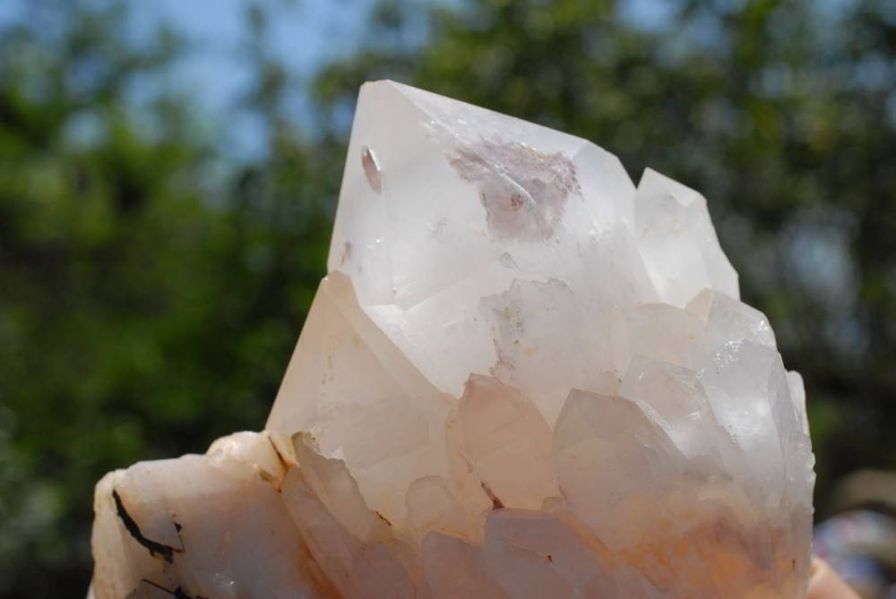 Natural Quartz Crystal Clusters x 2 From Madagascar - TopRock