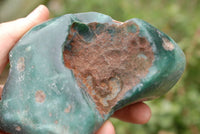 Polished Mtorolite (Emerald Chrome Chalcedony )  Free Forms x 2 From Mutorashanga, Zimbabwe - TopRock