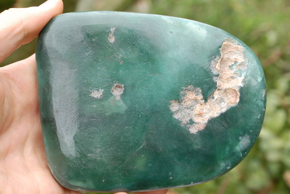 Polished Mtorolite (Emerald Chrome Chalcedony )  Free Forms x 2 From Mutorashanga, Zimbabwe - TopRock