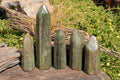 Polished Banded Green Fuchsite Crystal Points x 5 From Madagascar - TopRock