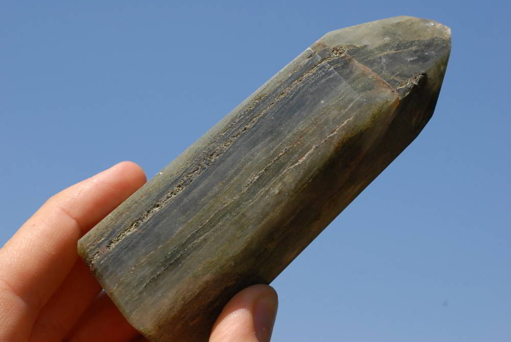 Polished Banded Green Fuchsite Crystal Points x 5 From Madagascar - TopRock