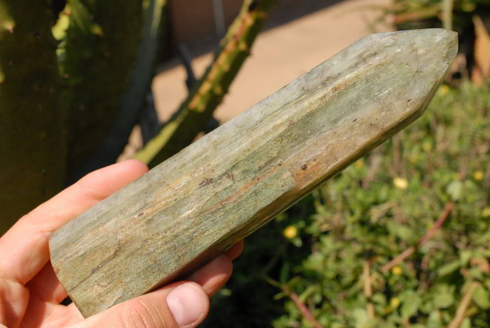 Polished Banded Green Fuchsite Crystal Points x 5 From Madagascar - TopRock
