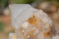 Natural Smokey Phantom Quartz Clusters x 5 From Lwena, Congo - TopRock